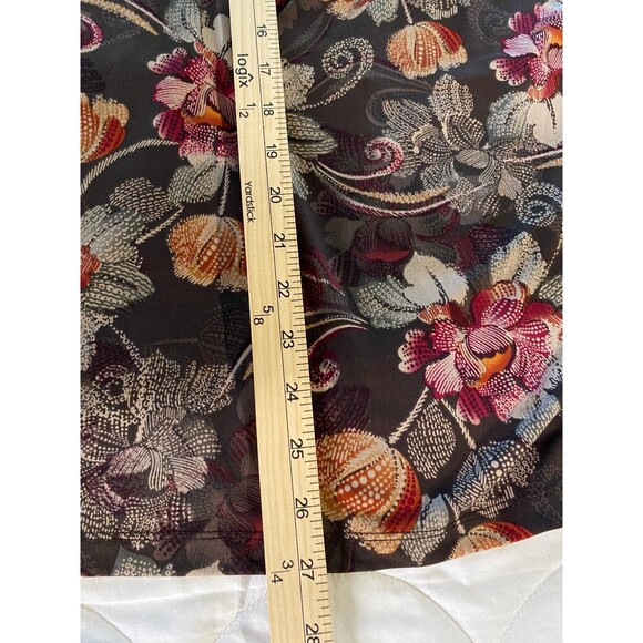 Croft & Barrow Women's Plus Sz 3X Floral Print Layered Look 3/4 Sleeve Top - Picture 11 of 11